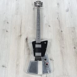 Aluminati Orion Dark Matter Guitar, Lucite Clear Body, 3x3 Headstock -Musical Instrument Shop 20220815 dsc09008