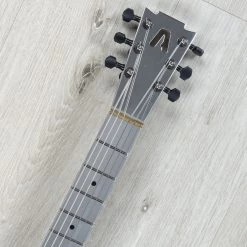 Aluminati Orion Dark Matter Guitar, Lucite Clear Body, 3x3 Headstock -Musical Instrument Shop 20220815 dsc09015