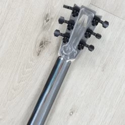 Aluminati Orion Dark Matter Guitar, Lucite Clear Body, 3x3 Headstock -Musical Instrument Shop 20220815 dsc09018