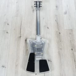 Aluminati Orion Dark Matter Guitar, Lucite Clear Body, 3x3 Headstock -Musical Instrument Shop 20220815 dsc09021