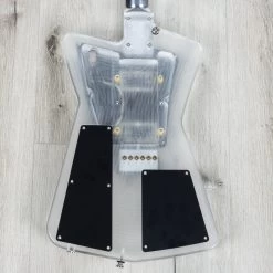Aluminati Orion Dark Matter Guitar, Lucite Clear Body, 3x3 Headstock -Musical Instrument Shop 20220815 dsc09022