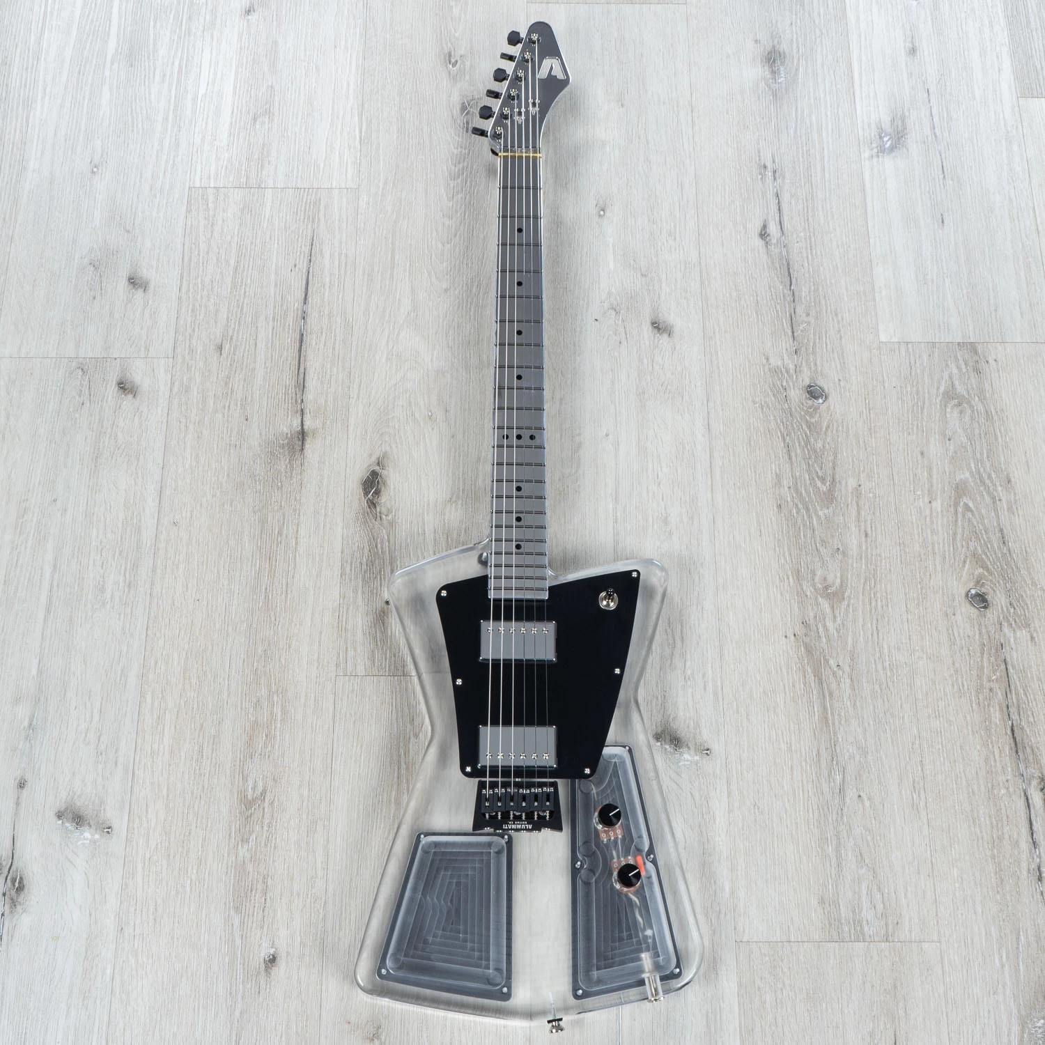 Aluminati Orion Dark Matter Guitar, Lucite Clear Body, 6-Inline Headstock 5 Aluminati Orion Dark Matter Guitar, Lucite Clear Body, 6-Inline Headstock - Image 3