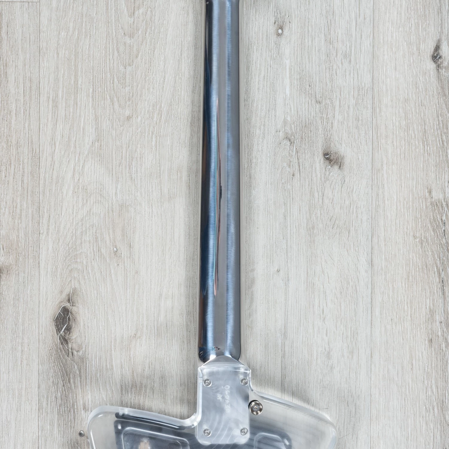 Aluminati Orion Dark Matter Guitar, Lucite Clear Body, 6-Inline Headstock 7 Aluminati Orion Dark Matter Guitar, Lucite Clear Body, 6-Inline Headstock - Image 5