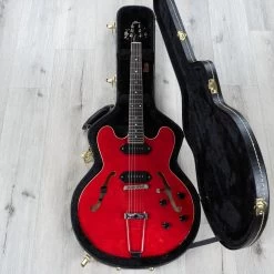 Heritage Standard H-530 Hollowbody Guitar With Case, Trans Cherry -Musical Instrument Shop 20220817 dsc09193