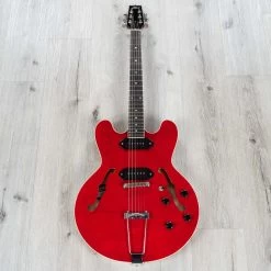 Heritage Standard H-530 Hollowbody Guitar With Case, Trans Cherry -Musical Instrument Shop 20220817 dsc09194