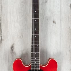 Heritage Standard H-530 Hollowbody Guitar With Case, Trans Cherry -Musical Instrument Shop 20220817 dsc09199