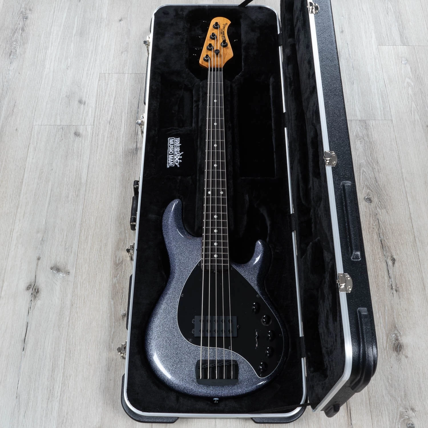 Ernie Ball Music Man DarkRay 5 Bass, 5-String, Roasted Maple Neck, Starry Night 12 Ernie Ball Music Man DarkRay 5 Bass, 5-String, Roasted Maple Neck, Starry Night - Image 10