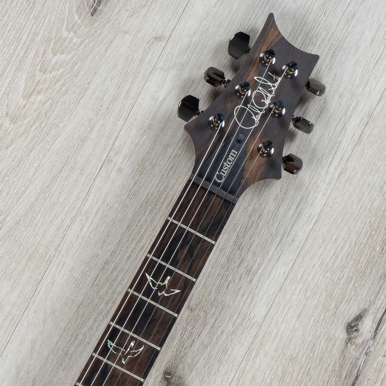 PRS Paul Reed Smith Wood Library Custom 24 Guitar, Satin Cobalt Blue 10 PRS Paul Reed Smith Wood Library Custom 24 Guitar, Satin Cobalt Blue - Image 8