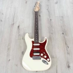 G&L USA Legacy HSS Guitar, Vintage White -Musical Instrument Shop 20220927 dsc07427