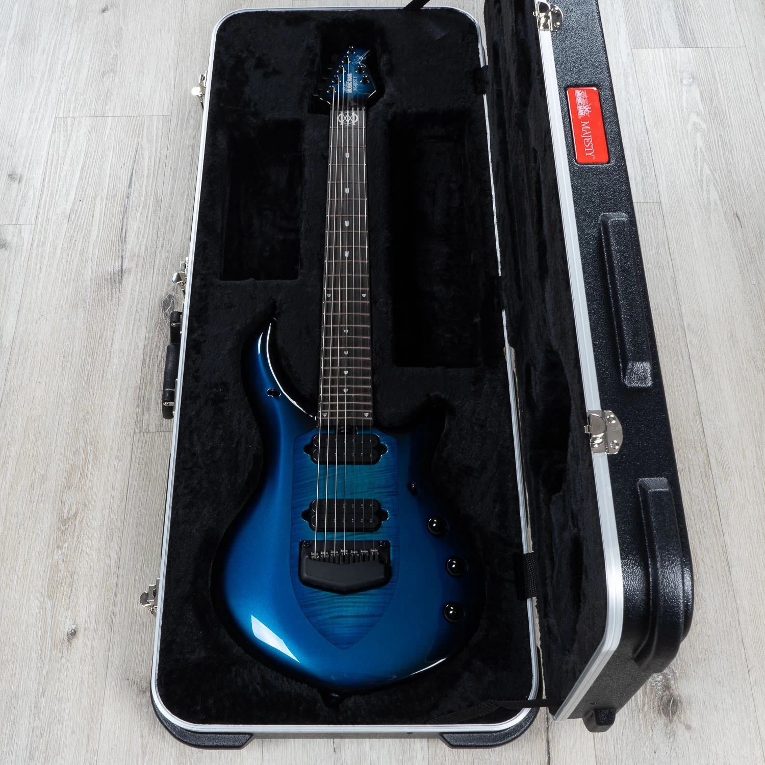 Ernie Ball Music Man John Petrucci Majesty 7 7-String Guitar, Titan Blue 12 Ernie Ball Music Man John Petrucci Majesty 7 7-String Guitar, Titan Blue - Image 10