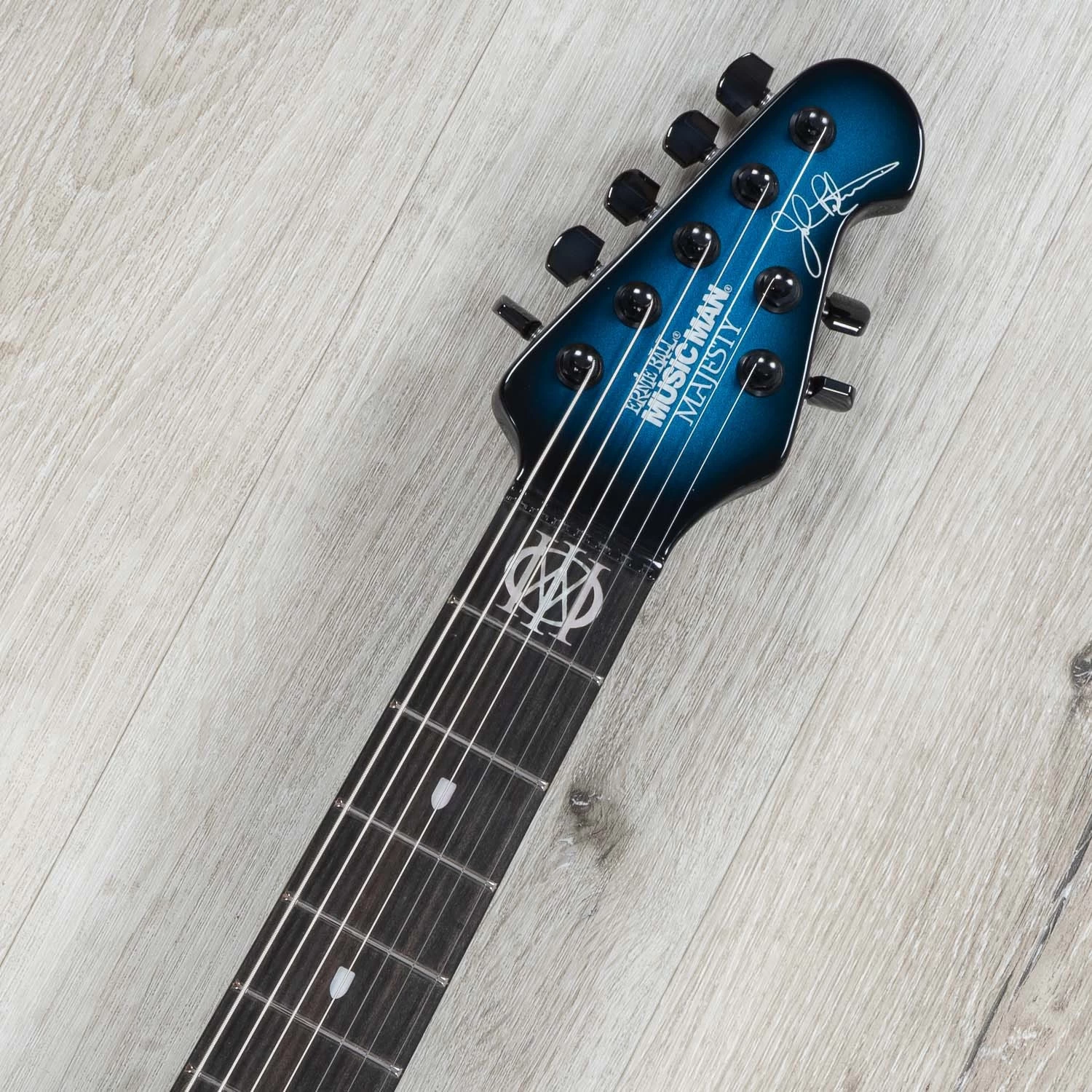 Ernie Ball Music Man John Petrucci Majesty 7 7-String Guitar, Titan Blue 10 Ernie Ball Music Man John Petrucci Majesty 7 7-String Guitar, Titan Blue - Image 8