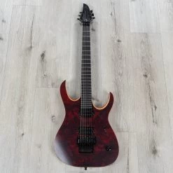 Mayones Duvell Elite Pro 6 Guitar, Dark Red Satin -Musical Instrument Shop 20221019 dsc09353