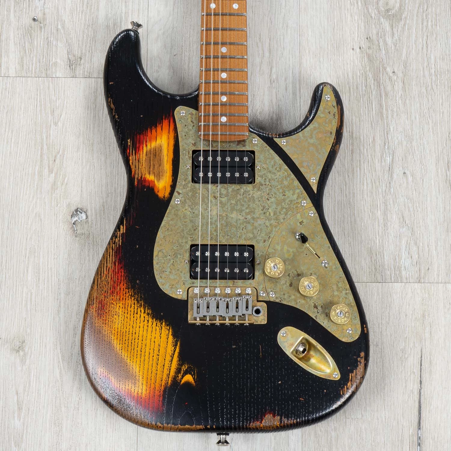 Paoletti Stratospheric Loft Darrell Braun Signature Guitar, Relic Black 3 Paoletti Stratospheric Loft Darrell Braun Signature Guitar, Relic Black