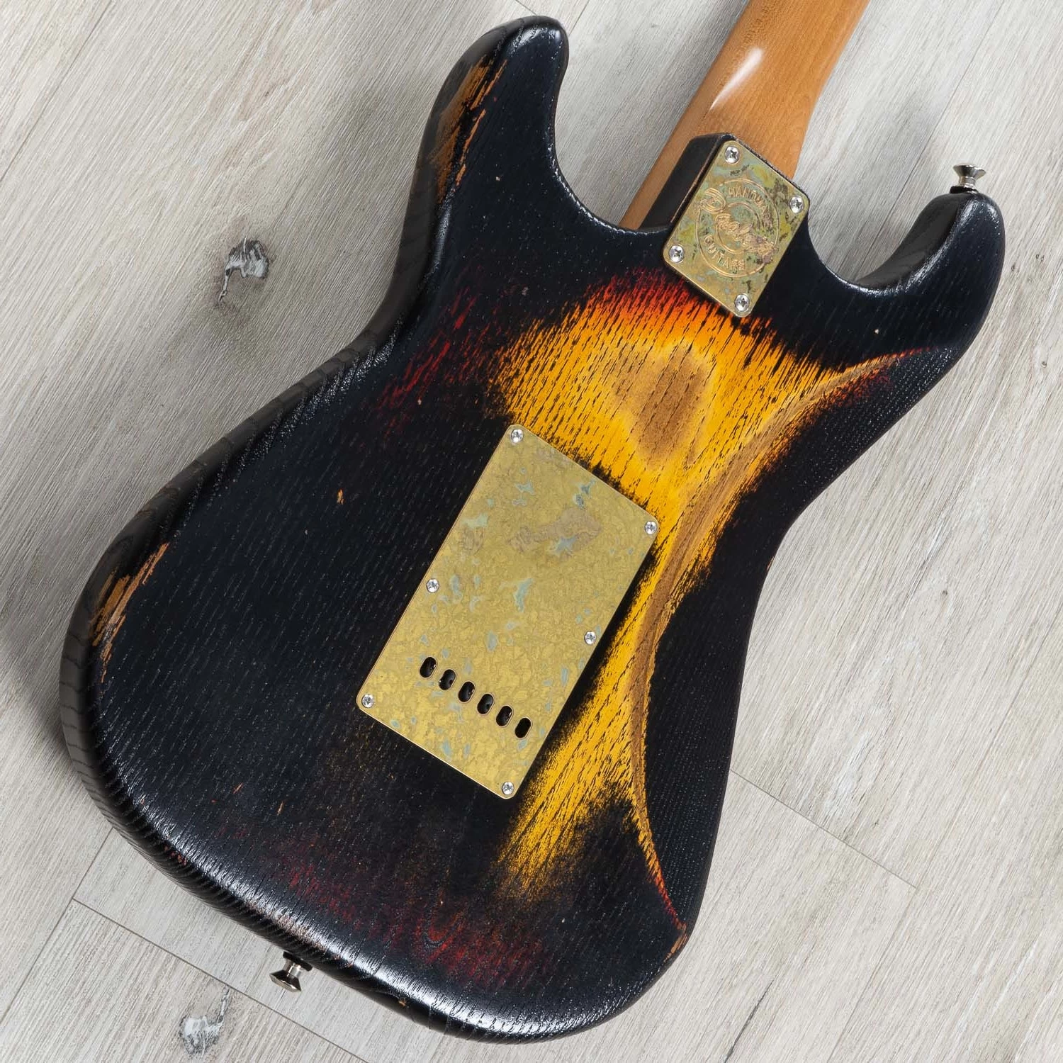 Paoletti Stratospheric Loft Darrell Braun Signature Guitar, Relic Black 12 Paoletti Stratospheric Loft Darrell Braun Signature Guitar, Relic Black - Image 10