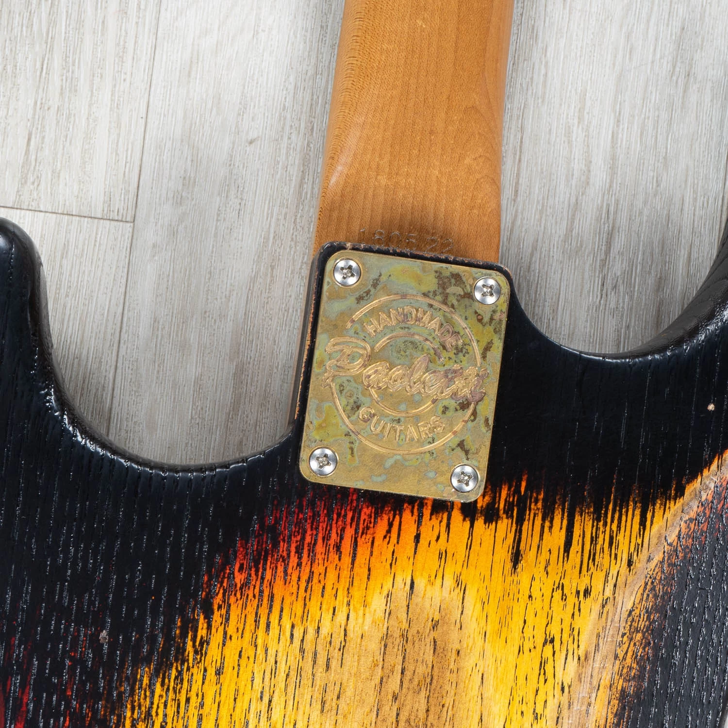 Paoletti Stratospheric Loft Darrell Braun Signature Guitar, Relic Black 13 Paoletti Stratospheric Loft Darrell Braun Signature Guitar, Relic Black - Image 11