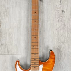 Suhr Standard Plus HSS Left-Handed Guitar, Trans Honey Amber Burst, Roasted Maple -Musical Instrument Shop 20221201 dsc03032 1
