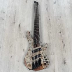 Ibanez EHB1506MSBIF EHB Ergonomic Headless 6-String Multi-Scale Bass Guitar, Panga Panga Fretboard, Black Ice Flat -Musical Instrument Shop 20221207 dsc03470