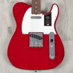 Fender American Vintage II 1963 Telecaster Guitar, Rosewood Fretboard, Crimson Red Transparent