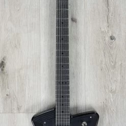 Aluminati Orion Guitar, 3x3 Headstock, Lollar Novel 90 P90s, Black Lucite -Musical Instrument Shop 20221227 dsc04919