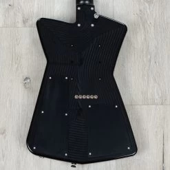 Aluminati Orion Guitar, 3x3 Headstock, Lollar Novel 90 P90s, Black Lucite -Musical Instrument Shop 20221227 dsc04929