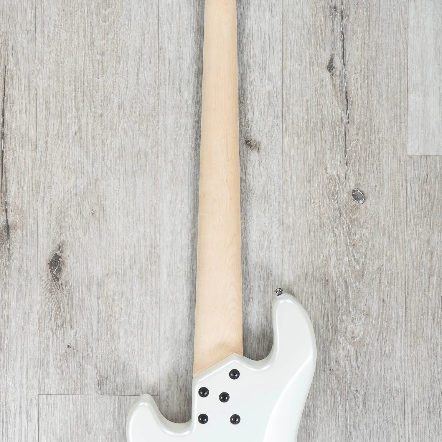 Lakland Skyline Darryl Jones DJ-5 5-String Bass, Maple Fretboard, White Pearl 7 Lakland Skyline Darryl Jones DJ-5 5-String Bass, Maple Fretboard, White Pearl - Image 5