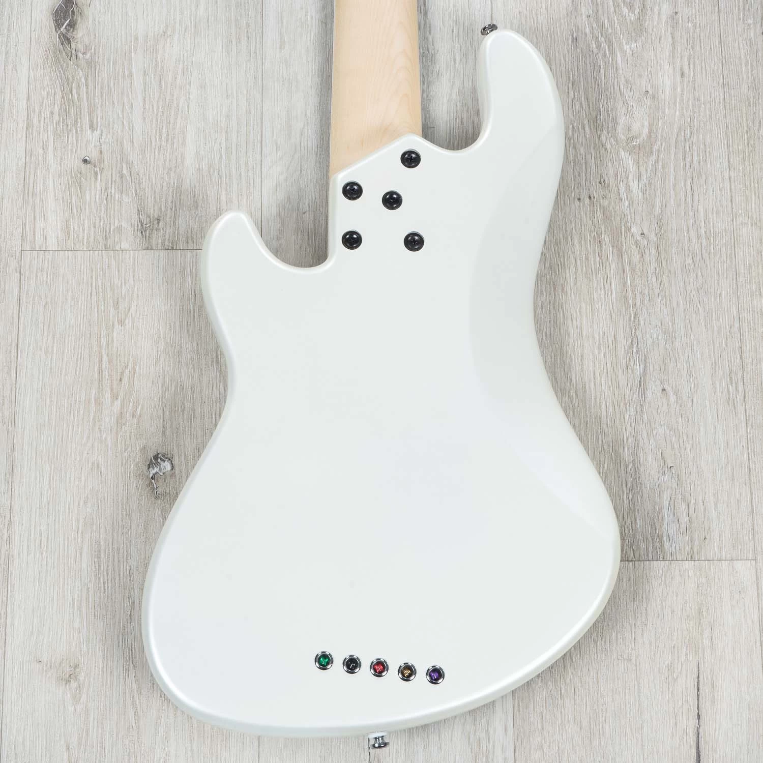 Lakland Skyline Darryl Jones DJ-5 5-String Bass, Maple Fretboard, White Pearl 9 Lakland Skyline Darryl Jones DJ-5 5-String Bass, Maple Fretboard, White Pearl - Image 7