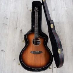 Breedlove Premier Concert CE Acoustic Electric Guitar, Redwood Top, Edgeburst -Musical Instrument Shop 20230102 dsc05484