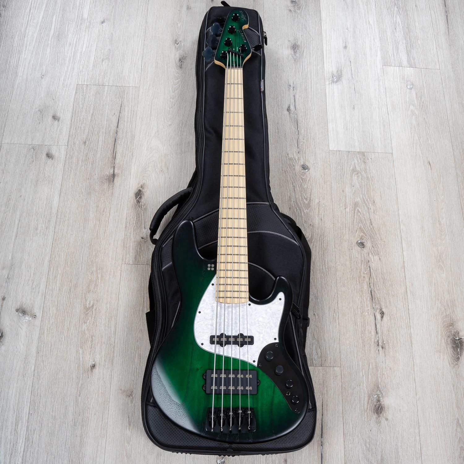 Sandberg California TM-5 Super Light 5-String Bass, Greenburst 13 Sandberg California TM-5 Super Light 5-String Bass, Greenburst - Image 11