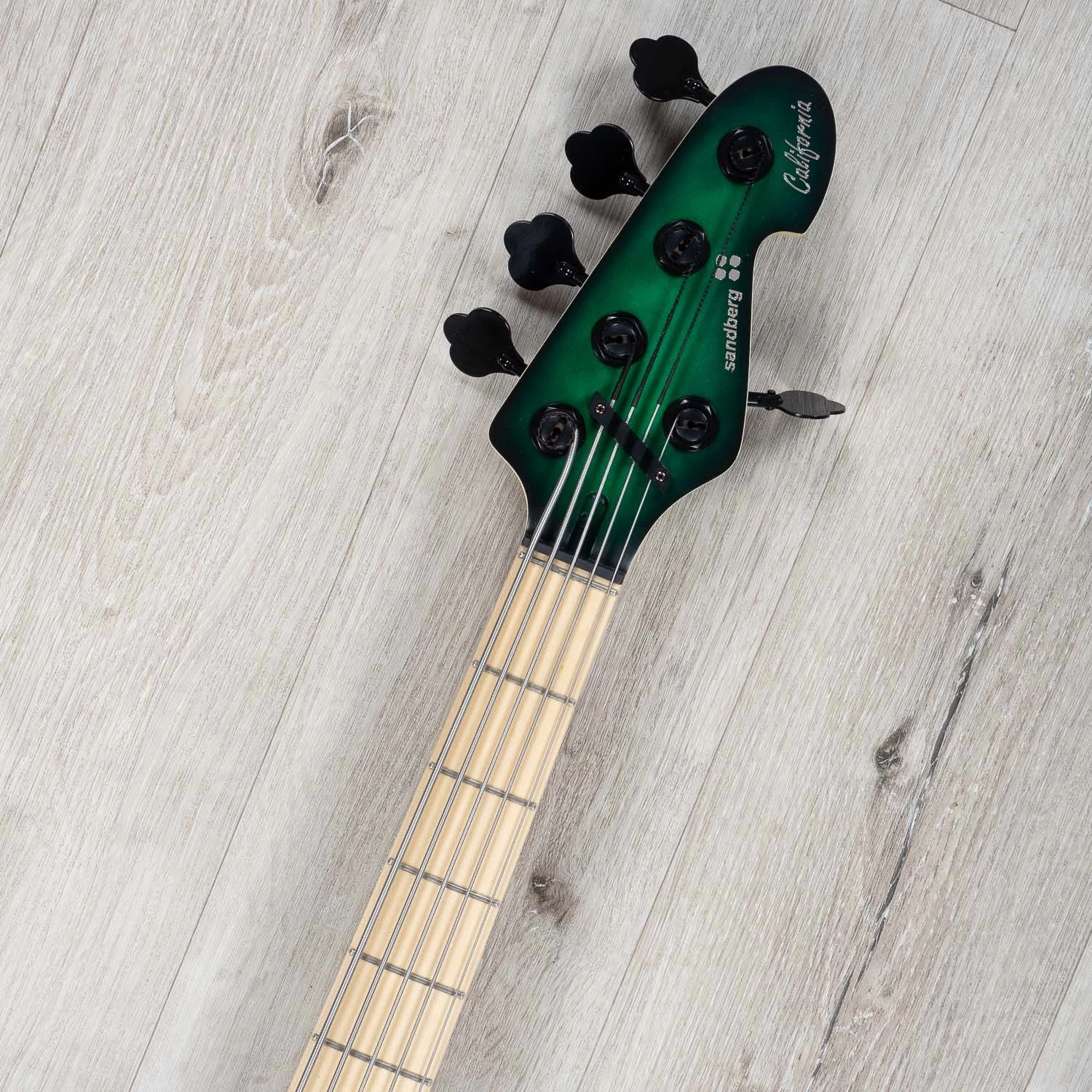 Sandberg California TM-5 Super Light 5-String Bass, Greenburst 10 Sandberg California TM-5 Super Light 5-String Bass, Greenburst - Image 8