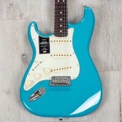 Fender American Professional II Stratocaster Left-Handed Guitar, Rosewood Fretboard, Miami Blue