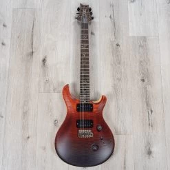 PRS Paul Reed Smith Wood Library Custom 24 Guitar, Fire Red To Gray Black Fade, Roasted Maple Neck 15 PRS Paul Reed Smith Wood Library Custom 24 Guitar, Fire Red To Gray Black Fade, Roasted Maple Neck -Musical Instrument Shop 20230116 dsc08322