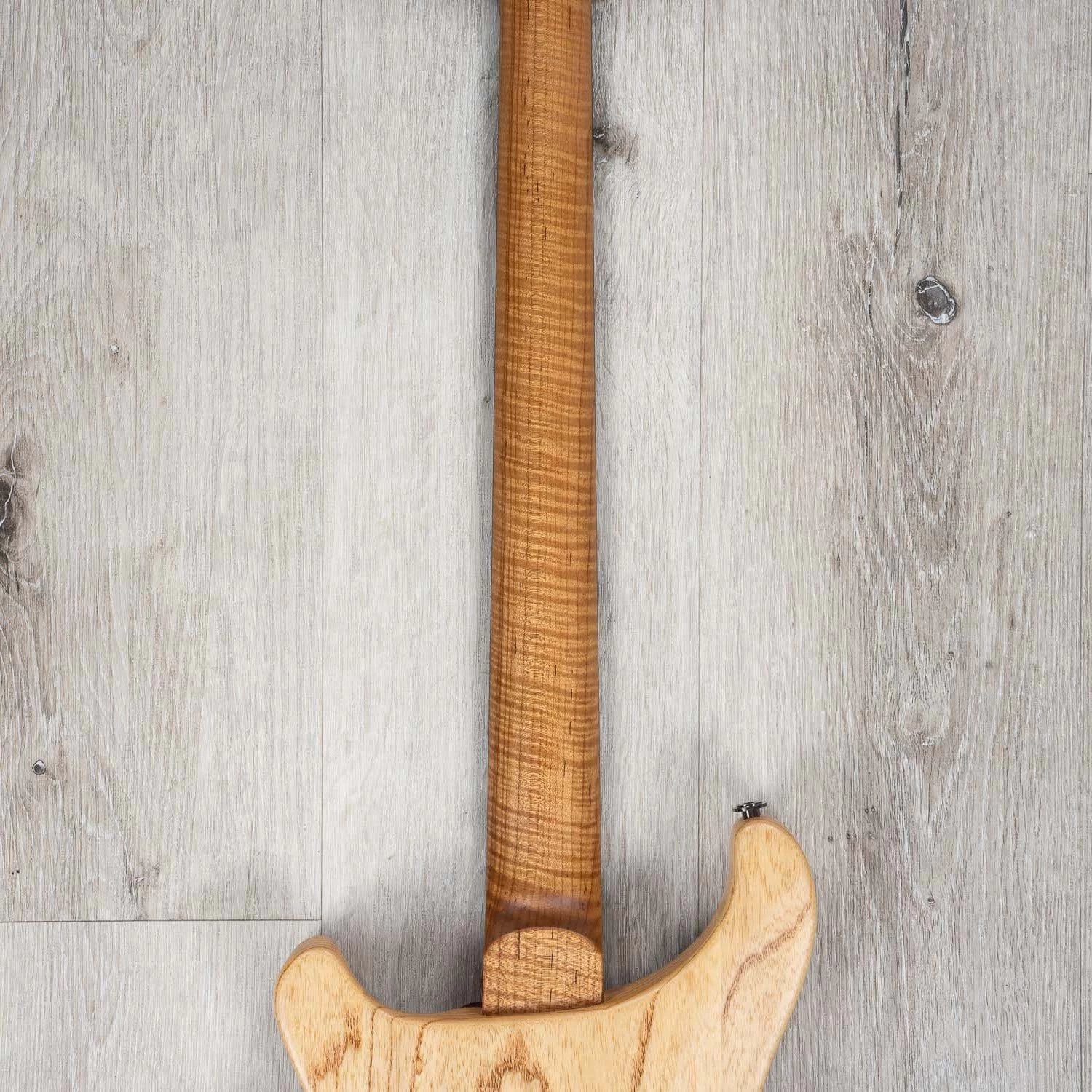 PRS Paul Reed Smith Wood Library Custom 24 Guitar, Fire Red To Gray Black Fade, Roasted Maple Neck 7 PRS Paul Reed Smith Wood Library Custom 24 Guitar, Fire Red To Gray Black Fade, Roasted Maple Neck - Image 5