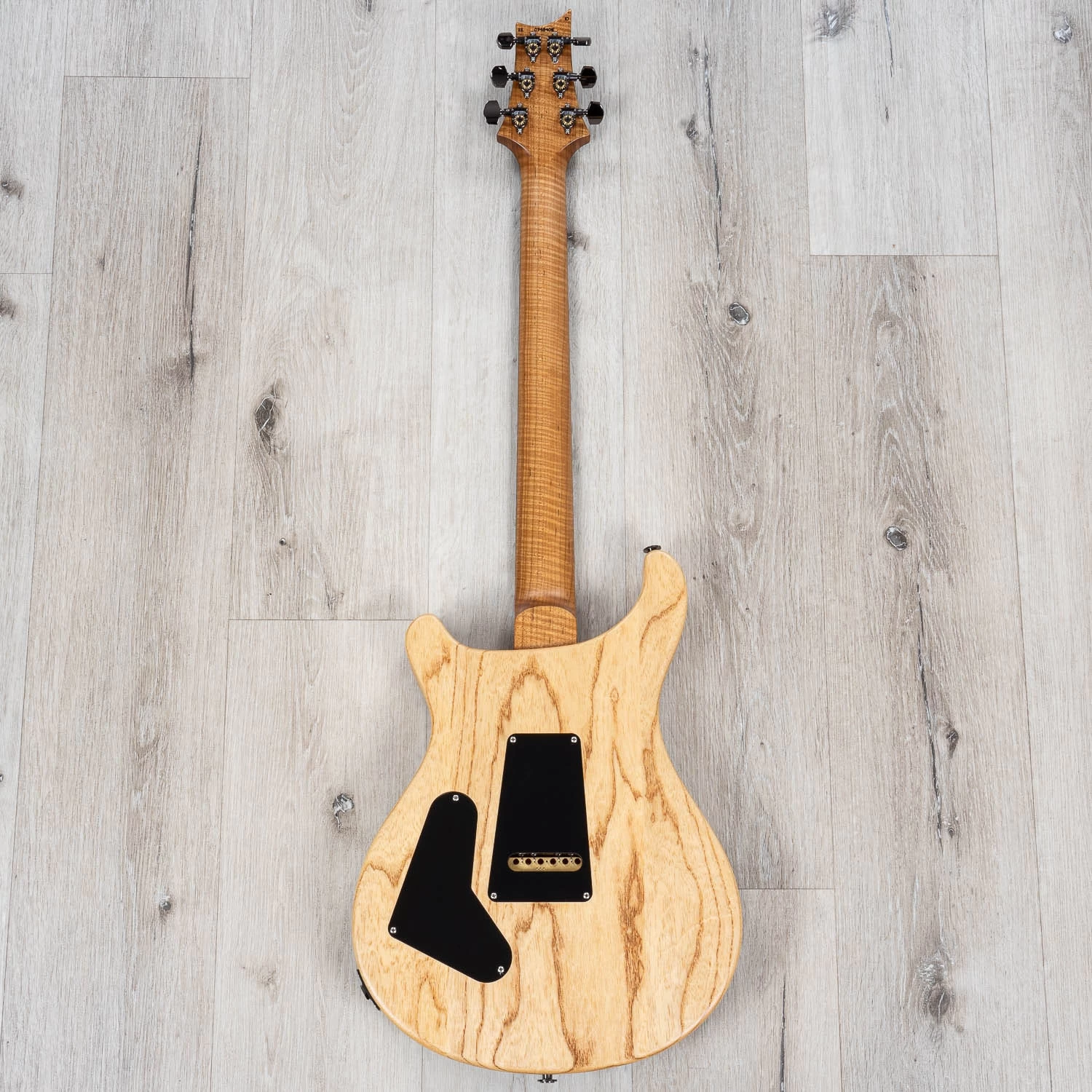 PRS Paul Reed Smith Wood Library Custom 24 Guitar, Fire Red To Gray Black Fade, Roasted Maple Neck 8 PRS Paul Reed Smith Wood Library Custom 24 Guitar, Fire Red To Gray Black Fade, Roasted Maple Neck - Image 6