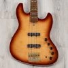 Sire Marcus Miller V10dx 4-String Bass, Roasted Flame Maple Fretboard, Tobacco Sunburst