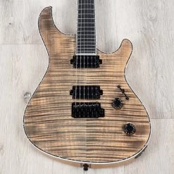 Mayones Regius V24 6 Guitar, Gotoh 510 Tremolo, Transparent Jeans Black Gloss