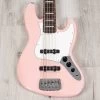G&L USA JB-5 5-String Bass, Rosewood Fretboard, Matching Headstock, Shell Pink -Musical Instrument Shop 20230123 dsc01275
