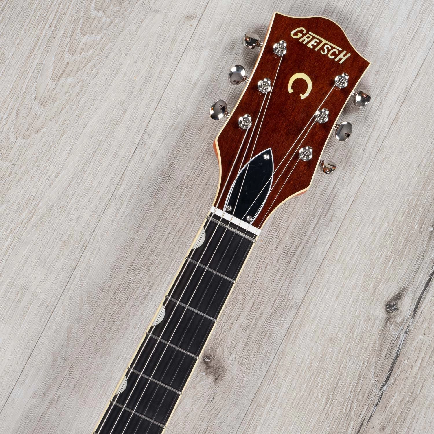 Gretsch G6120T-59 Vintage Select Edition '59 Chet Atkins Hollow Body Guitar With Bigsby, TV Jones, Vintage Orange Stain Lacquer 10 Gretsch G6120T-59 Vintage Select Edition '59 Chet Atkins Hollow Body Guitar With Bigsby, TV Jones, Vintage Orange Stain Lacquer - Image 8