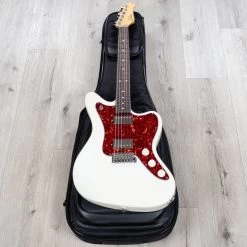 Suhr Classic JM HH Guitar, Gotoh 510 Tremolo, Olympic White -Musical Instrument Shop 20230126 dsc02315