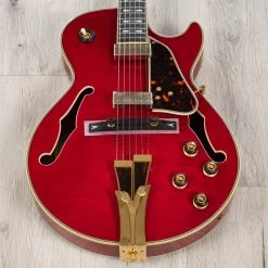 Ibanez George Benson GB10SEFM Hollow-Body Guitar, Ebony Fretboard, Sapphire Red