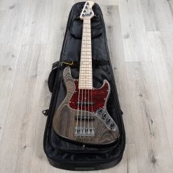 Sadowsky MetroLine 21-Fret Vintage J/J 5-String Bass, Swamp Ash Body, Nirvana Black Transparent Satin -Musical Instrument Shop 20230207 dsc06869