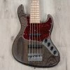 Sadowsky MetroLine 21-Fret Vintage J/J 5-String Bass, Swamp Ash Body, Nirvana Black Transparent Satin -Musical Instrument Shop 20230207 dsc06874