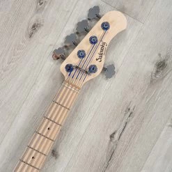 Sadowsky MetroLine 21-Fret Vintage J/J 5-String Bass, Swamp Ash Body, Nirvana Black Transparent Satin -Musical Instrument Shop 20230207 dsc06880