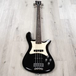 Warwick Teambuilt Pro Series Streamer CV 4-String Bass, Solid Black High Polish -Musical Instrument Shop 20230207 dsc06966