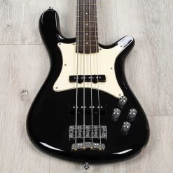 Warwick Teambuilt Pro Series Streamer CV 4-String Bass, Solid Black High Polish