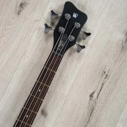 Warwick Teambuilt Pro Series Streamer CV 4-String Bass, Solid Black High Polish -Musical Instrument Shop 20230207 dsc06977