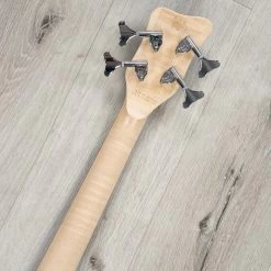 Warwick Teambuilt Pro Series Streamer CV 4-String Bass, Solid Black High Polish -Musical Instrument Shop 20230207 dsc06980