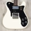 Fender Limited Edition American Vintage II 1977 Telecaster Custom Guitar, Belly Cut, Olympic White 1 Fender Limited Edition American Vintage II 1977 Telecaster Custom Guitar, Belly Cut, Olympic White -Musical Instrument Shop 20230208 dsc07881