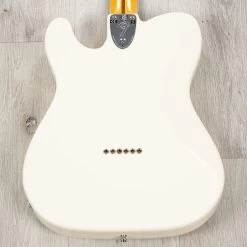 Fender Limited Edition American Vintage II 1977 Telecaster Custom Guitar, Belly Cut, Olympic White -Musical Instrument Shop 20230208 dsc07894