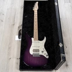 Anderson Guitarworks The Classic Guitar, Maple Fretboard, HSS Pickups, Transparent Purple Burst 20 Anderson Guitarworks The Classic Guitar, Maple Fretboard, HSS Pickups, Transparent Purple Burst -Musical Instrument Shop 20230214 dsc08837