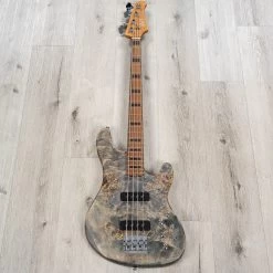 Cort GB-Modern 4 Bass, Nordstrand Pickups, Roasted Maple Fretboard, Open Pore Charcoal Gray -Musical Instrument Shop 20230215 dsc09494